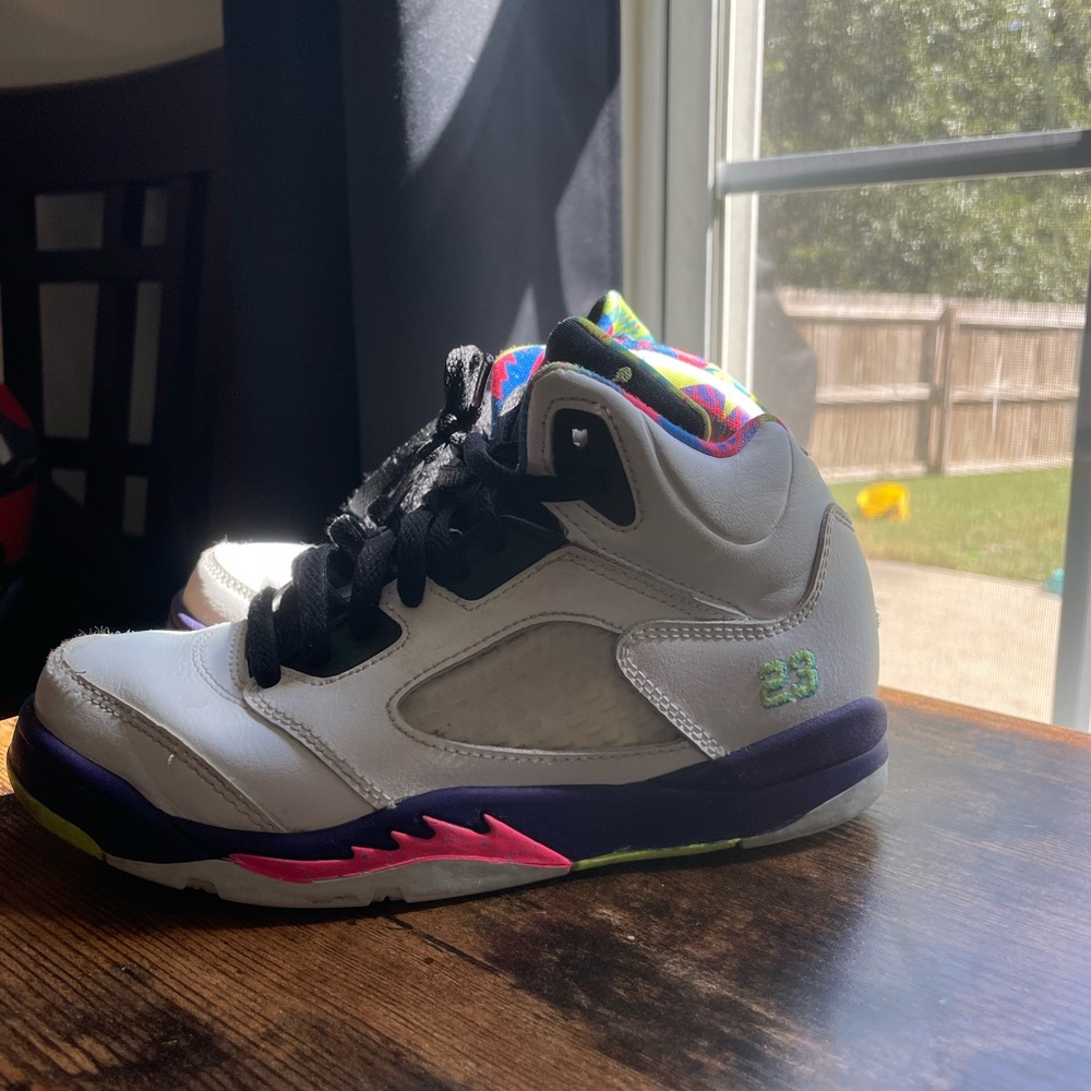 Air Jordan 5 Bel Air 2.0. Size 1 Y. 6.5/10 no box.